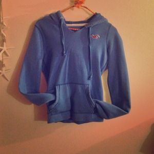PRICE LOWERED Blue Hollister Hoodie
