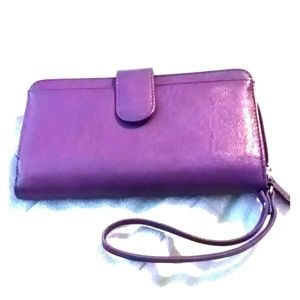 Purple clutch