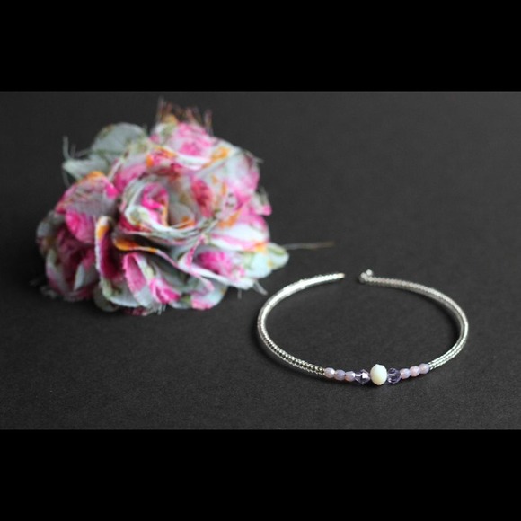 Elegant Swarovski crystal bracelet or armlet - Picture 3 of 4