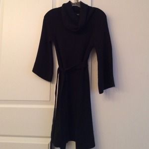 Mossimo Black Belted Sweater Dress
