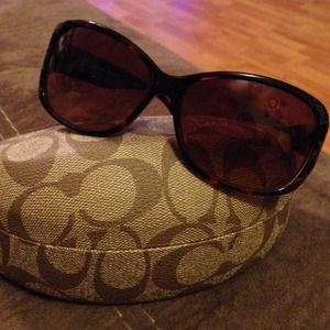 Authentic Coach "Taryn" Tortoiseshell Sunglasses