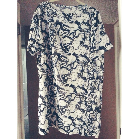 X SOLD X American Apparel Cat Dress