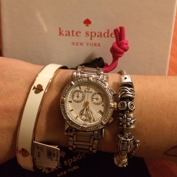 Authentic Cream Kate Spade Bangle