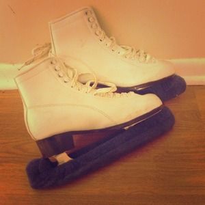 White Ice skates