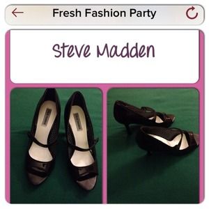 🛒 Clearance 2/$20 🛍️ 🎉HOST PICK 3/26🎉Steve Madden Baby Peep Toe Heels