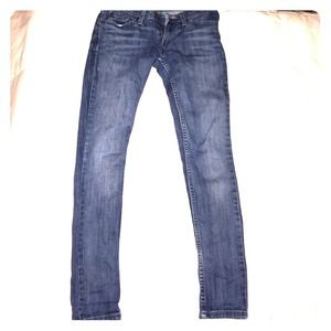 Super low skinny jeans