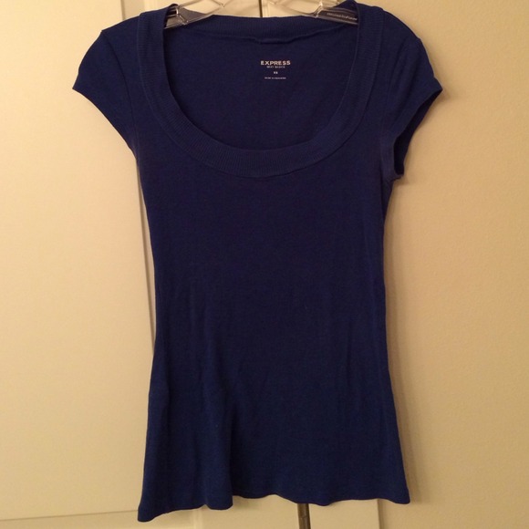 SOLD on eBay! Express Blue Short Sleeve Sweater