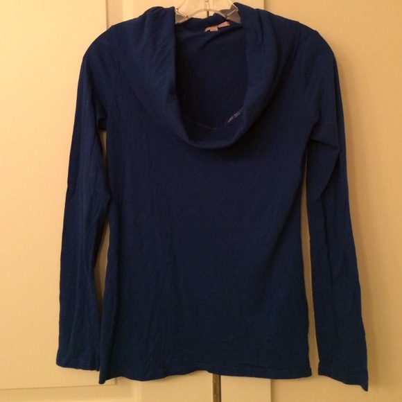 SOLD on eBay! Gap Blue Cowl Neck Long Sleeve Shirt
