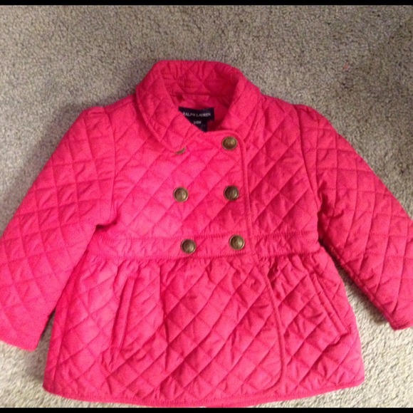 Ralph Lauren Quilted Peplum jacket 24 months - Picture 1 of 3