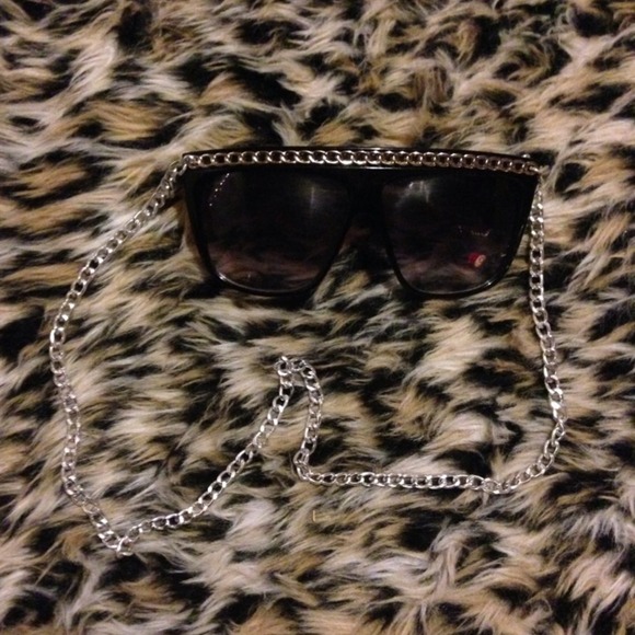 Chain Sunglasses >Silver< 😎