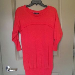 French Connection red dress 3/4 sleeved
