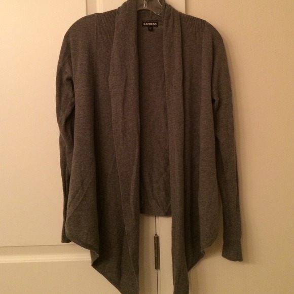 SOLD on eBay! Express Grey Cardigan Sweater
