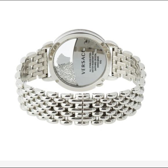 VERSACE Moving Spheres Silver/ Black Watch main image 4