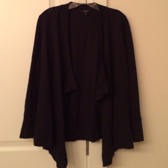SOLD on eBay! Talbots Black Open Cardigan Top