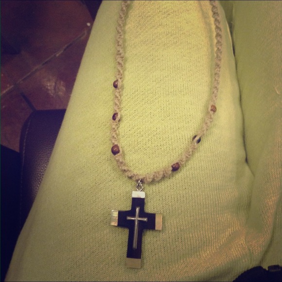 cross hemp necklace