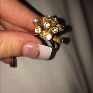 Banana Republic Gold Coral Ring