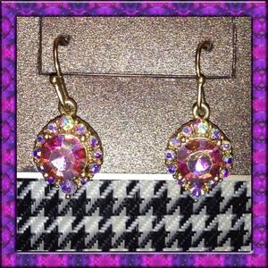 🌟Pink Pearlescent Drop Pierced Earrings🌟