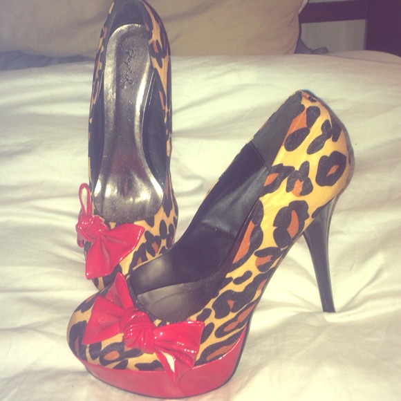 Leopard Print Heels