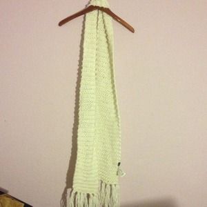 White Knit Scarf