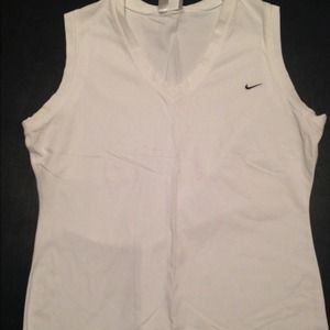 White Nike Tank Top