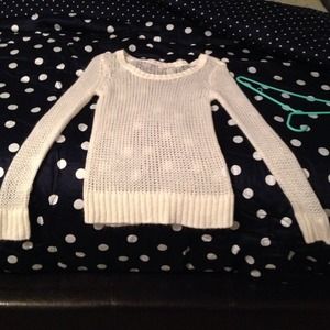 Cream knit sweater