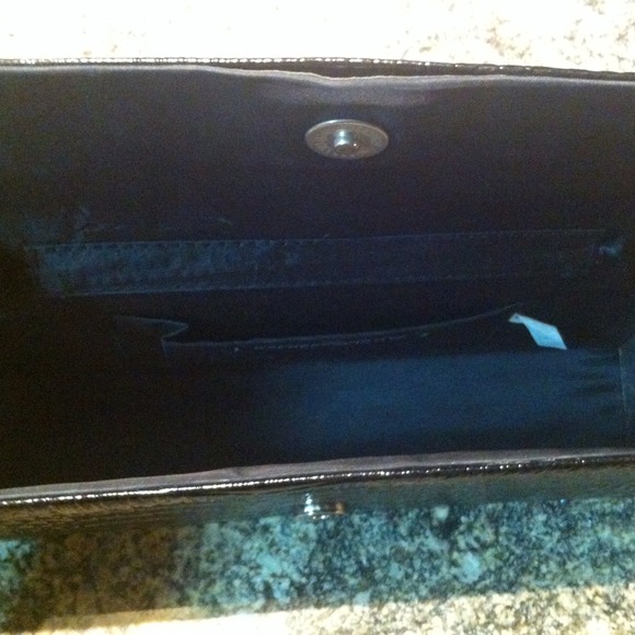 Black Snakeskin Clutch - Picture 4 of 4