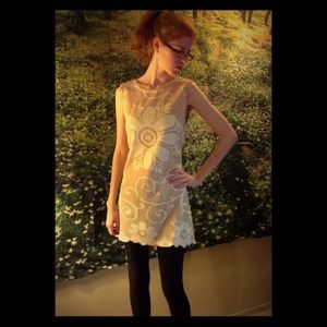 Free People New Romantics Lace Coral Dress 💘