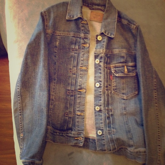 Classic Levi's denim jacket.