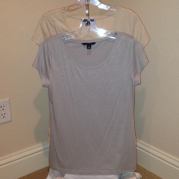 2 Banana Republic rayon tees.