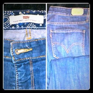 Perfect Waist/525 Straight-Leg Levi's.