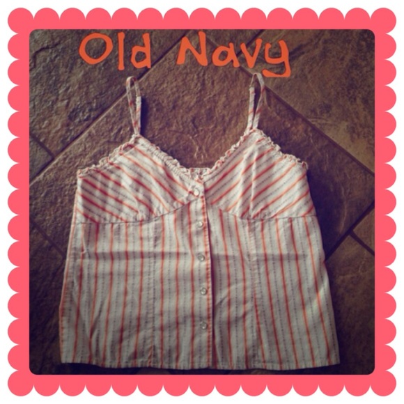 Old Navy Tops - Button Down Crop Top