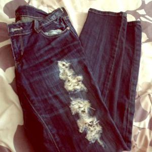 Decree distressed skinny jeans! Size 11