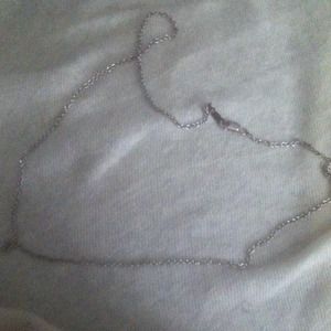 18" 9.25 sterling silver chain