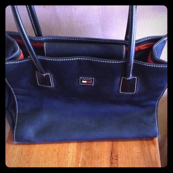 Navy purse