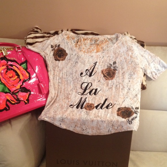 Guess rose pinkish light summer blouse