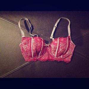 34B Lace Overlay Bra - 2 for $10