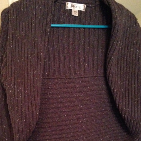 Cropped gray sweater - Picture 1 of 3