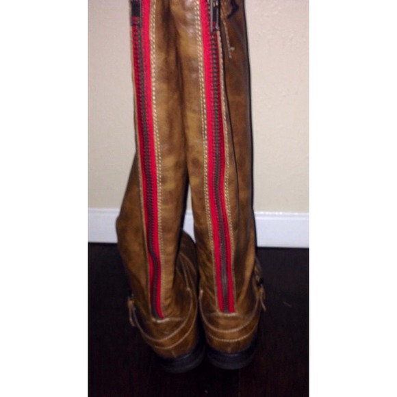 Madden Girl Tan Zoiiee Boot (Steve Madden brand) - Picture 1 of 2