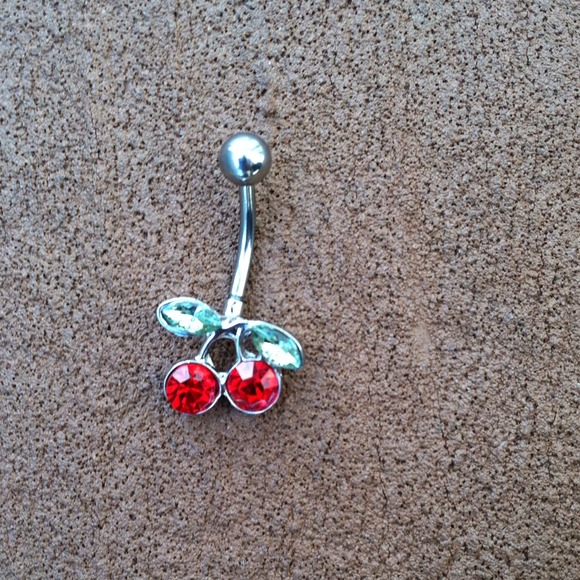 Cherries belly ring - Picture 1 of 2