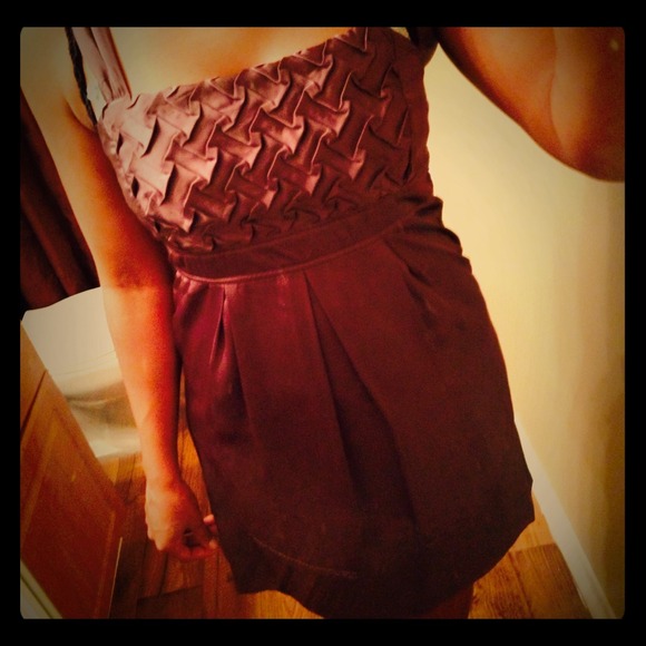 *SOLD* Cute Chocolate Brown Party Dress!