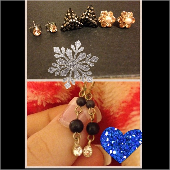 Earrings set of 4