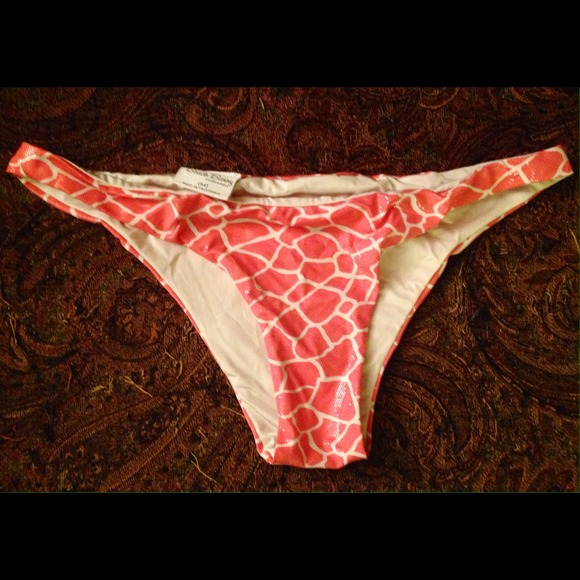 *SOLD*Beachbunny Medium Pink Giraffe Bikini