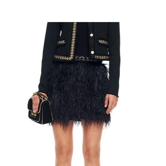 SOLD on eBay! Michael kors ostrich feather skirt s - Picture 1 of 4