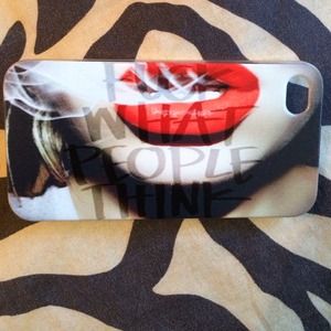 "fuck what people think" iPhone 4/4S case