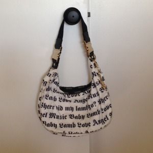L.A.M.B for lesportsac Black and White purse