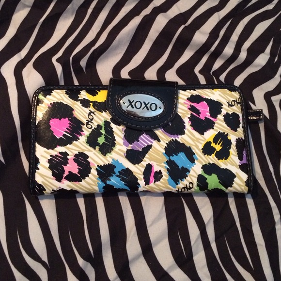 Colorful Cheetah Print XOXO Wallet