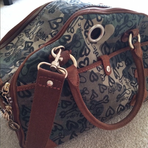🔒RESERVED🔒 Juicy Couture Camo Dog Carrier