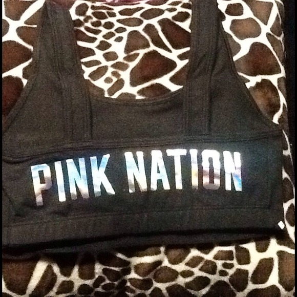 ❌SOLD❌PINK Nation Bra Top VS Fashion Show 13"💕✨ - Picture 2 of 3