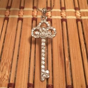 ✨Diamond Key Chain Necklace✨ Made in Italy