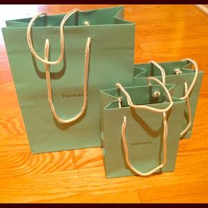 Tiffany shopping bags